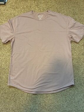 BYLT Basics Crew Neck T-Shirt in Dusty Rose